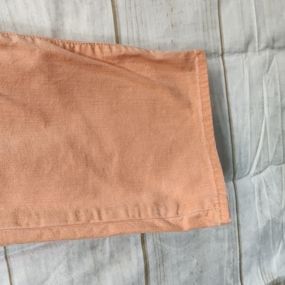 Gap Low Rise Stretch Denim Crops, Light Orange, Size 12 - Picture 6 of 12